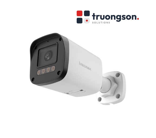 Camera IP Bullet 8MP Ikegawa IK-B6808FS-B Non-China cho dự án nhà nước