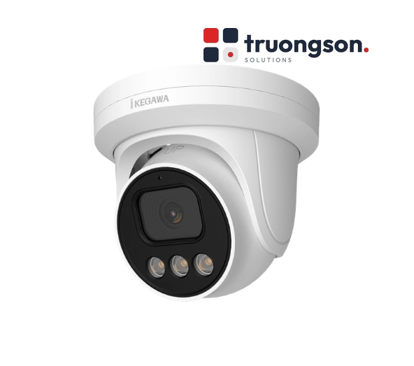 Camera IP Turret 4MP Ikegawa IK-T6462NS-B Non-China cho dự án nhà nước