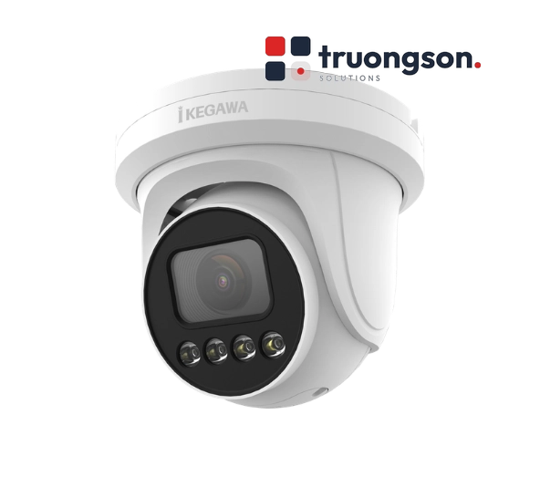 Camera IP Turret 4MP Ikegawa IK-T6463NS-Z Non-China cho dự án nhà nước
