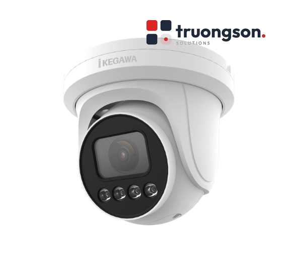 Camera IP Turret 8MP Ikegawa IK-T6803FR-Z Non-China cho dự án nhà nước