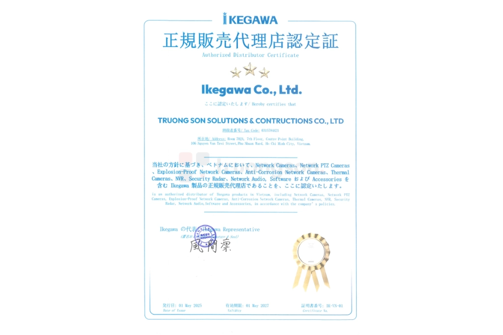 Trường Sơn Solutions được ủy quyền phân phối Ikegawa chính thức tại Việt Nam